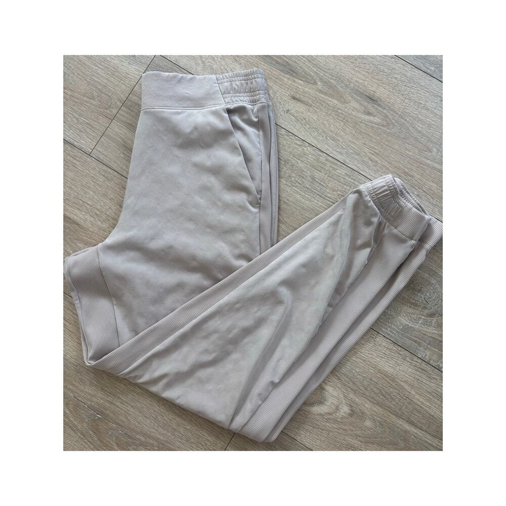 Athleta Brooklyn Textured Joggers Size 6 Tan Leopard Athletic